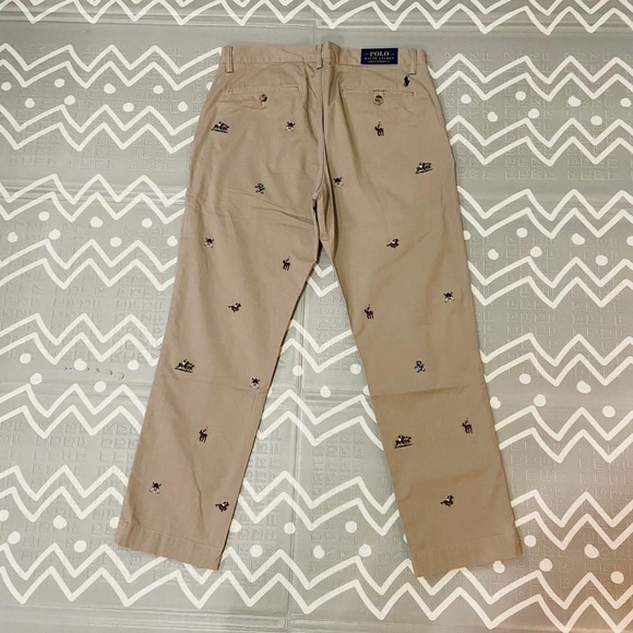 RALPH LAUREN Graphic Chino  Jeans Pants - Picture 5 of 7